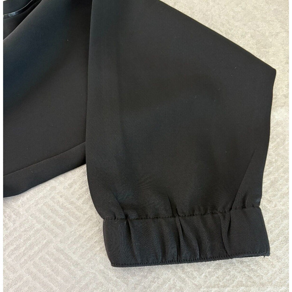 Womens Forever 21 Black Pants Sz M Gorpcore Joggers Elastic Waist Officewear - Picture 10 of 11